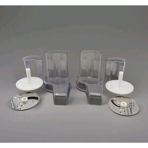 Magic Chef Food Processor Chute, Pusher, Disc, Slicing “Replacement Parts” MCFP1